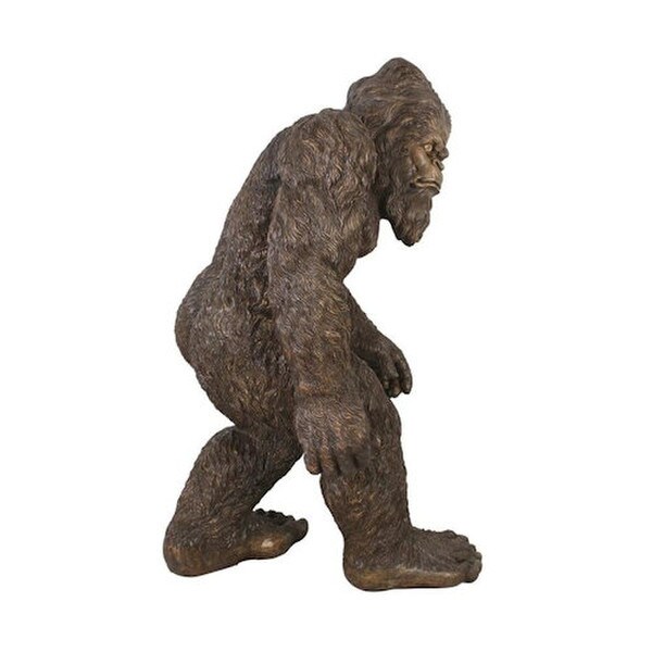 Side view Giant Garden Yeti Bigfoot the Garden Hairy Ape Statue